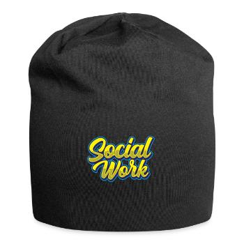 Social Work Social Work Social Worker Profession - Jersey Beanie - black - Front