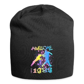 Awesome since 1989. Agility, Hundetraining - Jersey Beanie - black - Front