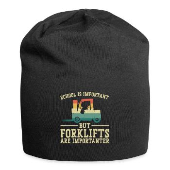 Certified Forklift Truck Operator - Jersey-Beanie - Schwarz - Vorne