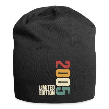 18e anniversaire né en 2005 18 ans - Bonnet en jersey - noir - Devant