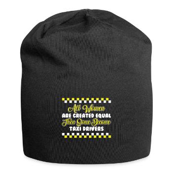 All Woman Taxi Drivers Taxi Taxi Driver - Jersey Beanie - black - Front