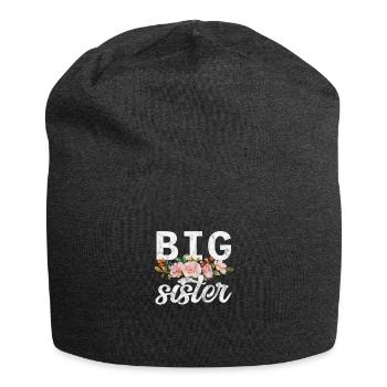 Grande sœur Frère frères et sœurs Cadeau - Bonnet en jersey - charbon - Devant