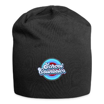 Inclusion du soutien scolaire Je suis conseiller scolaire - Bonnet en jersey - noir - Devant
