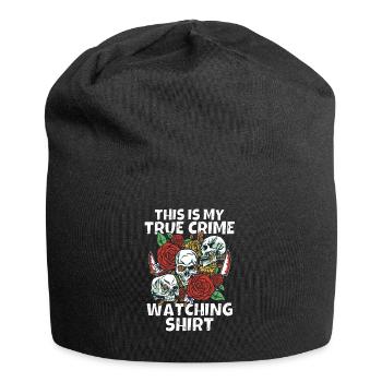 True Crime Junkie - Jersey Beanie - black - Front