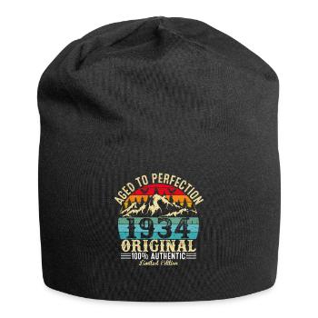 Perfekt gealtert 1934 original - Jersey-Beanie - Schwarz - Vorne