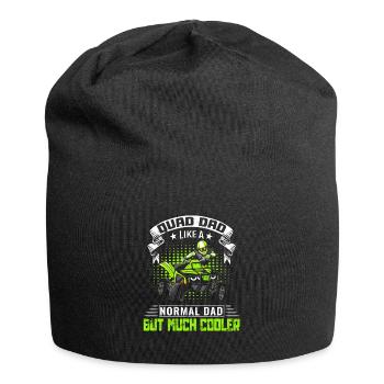 Quad Quad Riders Quad Driving Dad Daddy Papa Saying - Jersey Beanie - black - Front