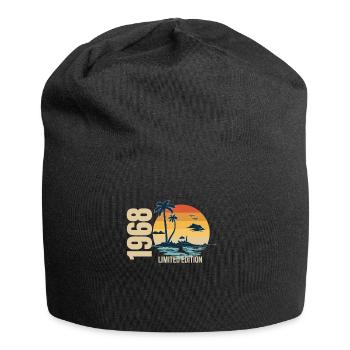 Geburtstag Limited Edition 1968 - Jersey-Beanie - Schwarz - Vorne