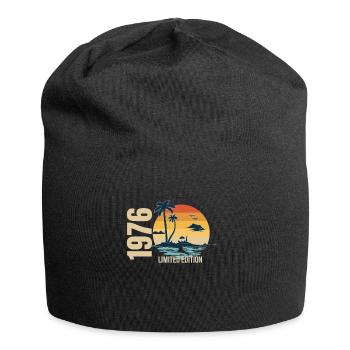 Geburtstag Limited Edition 1976 - Jersey-Beanie - Schwarz - Vorne