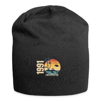 Geburtstag Limited Edition 1991 - Jersey-Beanie - Schwarz - Vorne