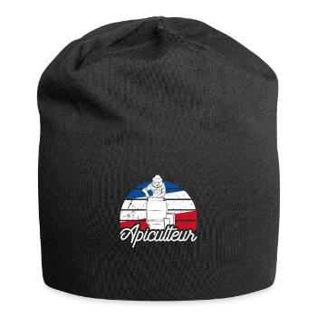 Drapeau Français Apiculture Apiculteur - Jersey-Beanie - Schwarz - Vorne
