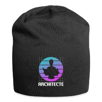 Retro Architecte Architecture Architectural - Jersey-Beanie - Schwarz - Vorne