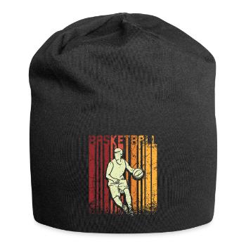 Retro Vintage Basketball Player - Jersey-Beanie - Schwarz - Vorne