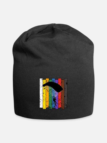 Fallschirm - Jersey-Beanie - Schwarz