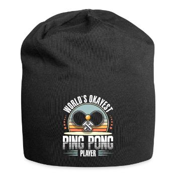 Table Tennis Ping Pong - Bonnet en jersey - noir - Devant