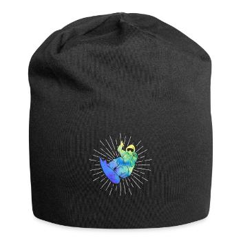 Snowboarding Outdoor Aktivität Snowboarder Winter - Jersey-Beanie - Schwarz - Vorne