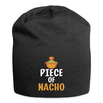 Nacho Lover Nacho Geschenk Mexikanisches Essen - Jersey-Beanie - Schwarz - Vorne