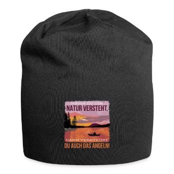 Wenn du die natur verstehst, dann verstehst du auc - Jersey-Beanie - Schwarz - Vorne