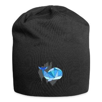 Wal - Jersey-Beanie - Schwarz - Vorne