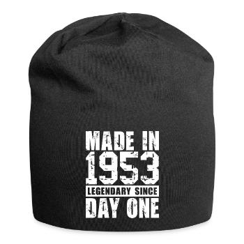 Hergestellt 1953, legendär seit dem ersten Tag - Jersey-Beanie - Schwarz - Vorne
