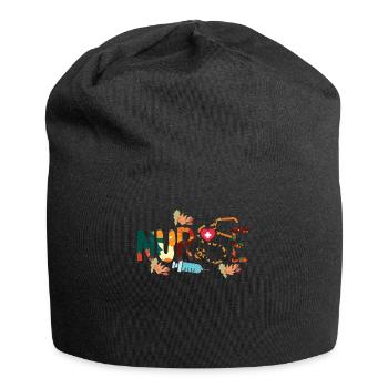 Infirmière autorisée Automne Automne Action de grâce - Bonnet en jersey - noir - Devant