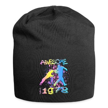 Awesome since 1978. Agility, Hundetraining - Jersey Beanie - black - Front