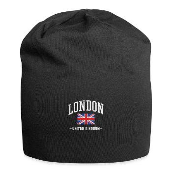 Londres Royaume-Uni Royaume-Uni Angleterre Cadeau - Bonnet en jersey - noir - Devant