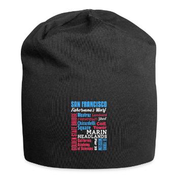 San Francisco - Jersey-Beanie - Schwarz - Vorne