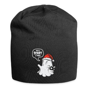 Effrayant Halloween Mignon Noël - Bonnet en jersey - noir - Devant