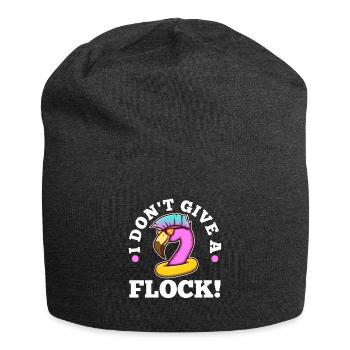 I don't give a flock - Jersey-Beanie - Anthrazit - Vorne