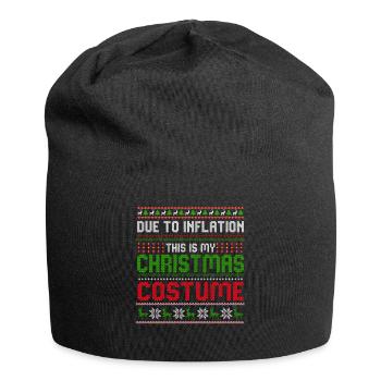 En raison de l’inflation pulls de Noël drôle de Noël - Bonnet en jersey - noir - Devant