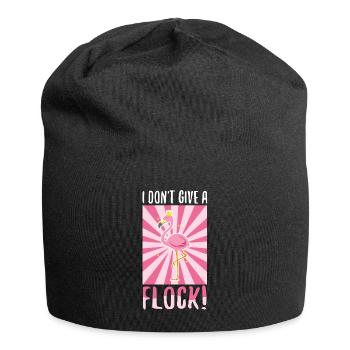 I don't give a flock - Jersey-Beanie - Schwarz - Vorne