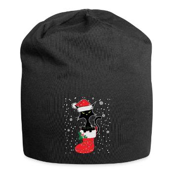 Funny Humor Christmas - Jersey Beanie - black - Front