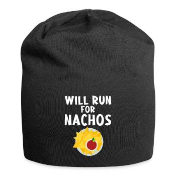 Nacho Lover Nacho Gift Mexican Food - Jersey Beanie - black - Front