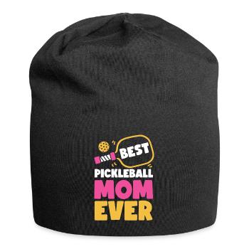 Pickleball Mom Mother Best - Jersey Beanie - black - Front