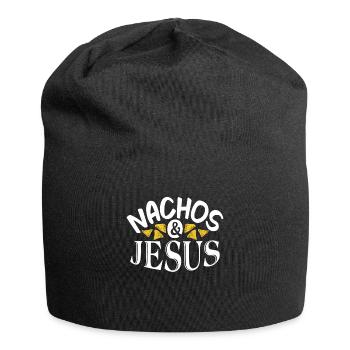 Nacho Lover Nacho Gift Mexican Food - Jersey Beanie - black - Front
