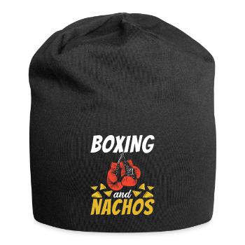 Nacho Lover Nacho Gift Mexican Food - Jersey Beanie - black - Front