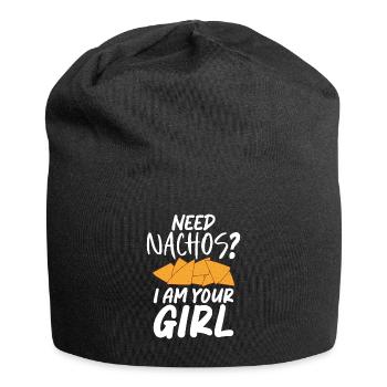 Nacho Lover Nacho Gift Mexican Food - Jersey Beanie - black - Front