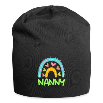 Rainbow Love Je suis assistante maternelle - Bonnet en jersey - noir - Devant