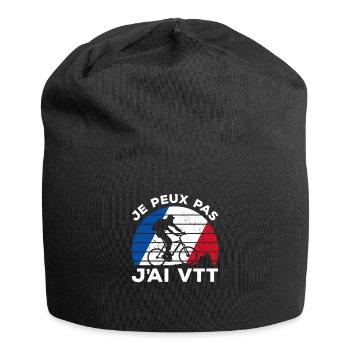 Je Peux Pas J'ai VTT Cycliste Vélo De Montagne - Jersey-Beanie - Schwarz - Vorne