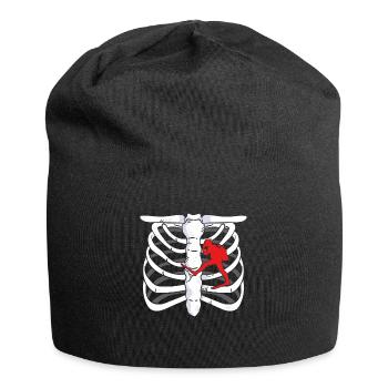 Lunge Des Tauchers - Jersey-Beanie - Schwarz - Vorne