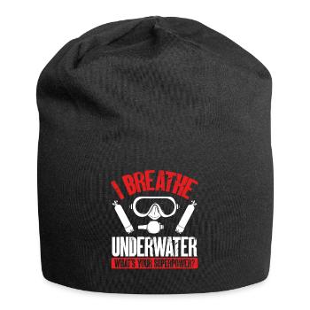 Ich Atme Unter Wasser - Jersey-Beanie - Schwarz - Vorne