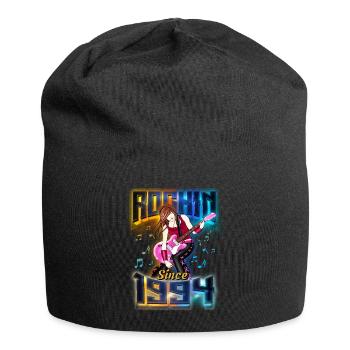 Rockin Since 1994 Fan de musique rock 28e anniversaire - Bonnet en jersey - noir - Devant