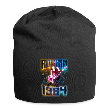 Rockin Since 1984 Fan de musique rock 38e anniversaire - Bonnet en jersey - noir - Devant