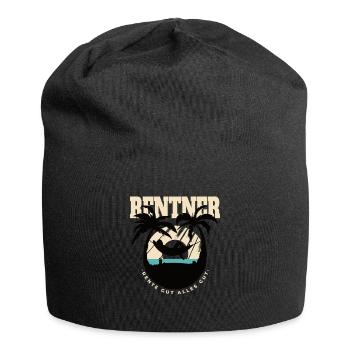 Ruhestand Rente Spruch Design - Jersey-Beanie - Schwarz - Vorne