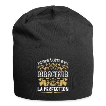 Le Meilleur Directeur | Directeur à la perfection - Bonnet en jersey - noir - Devant