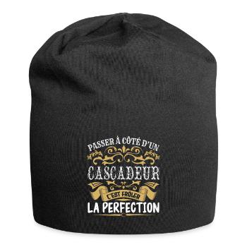 Le Meilleur Cascadeur | Cascadeur à la perfection - Bonnet en jersey - noir - Devant