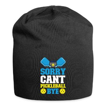 Pickleball Sorry. Cant. Pickleball - Jersey Beanie - black - Front