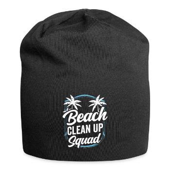 Beach Clean Up Squad Beach Cleaning Beach - Jersey Beanie - black - Front