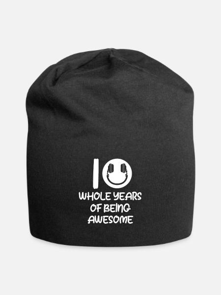 DJ Auftritt Auflegen - Jersey-Beanie - Schwarz