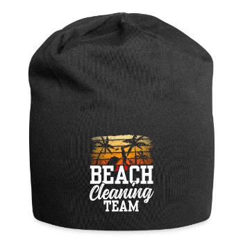 Beach Clean Up Team Beach Cleaning Beach - Jersey Beanie - black - Front